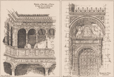 Detail of Arcade in Patio, Casa de la Infanta, Saragossa, Renaissance Porch, Toledo